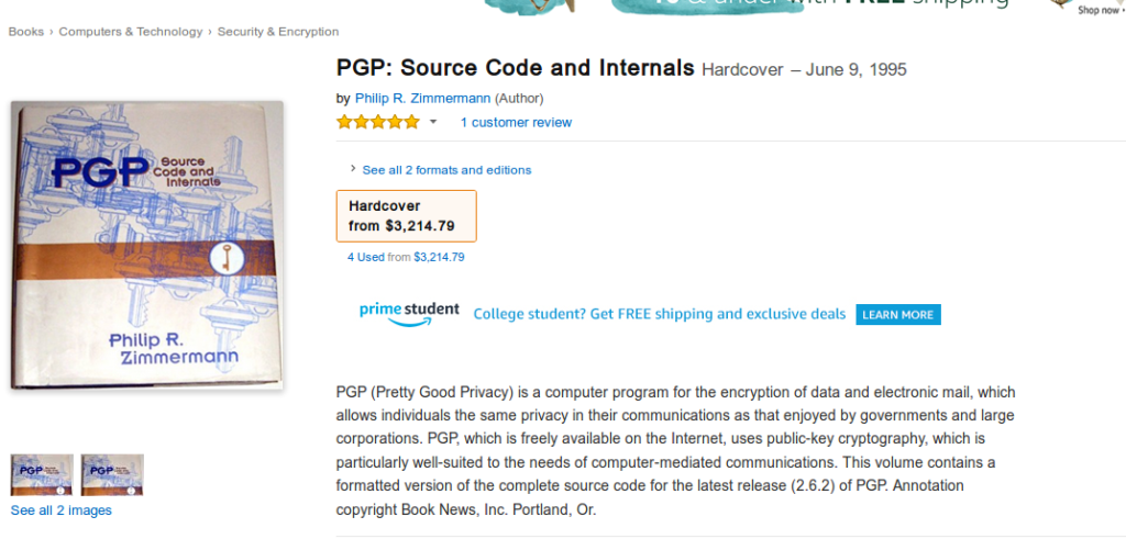 PGP sur Amazon